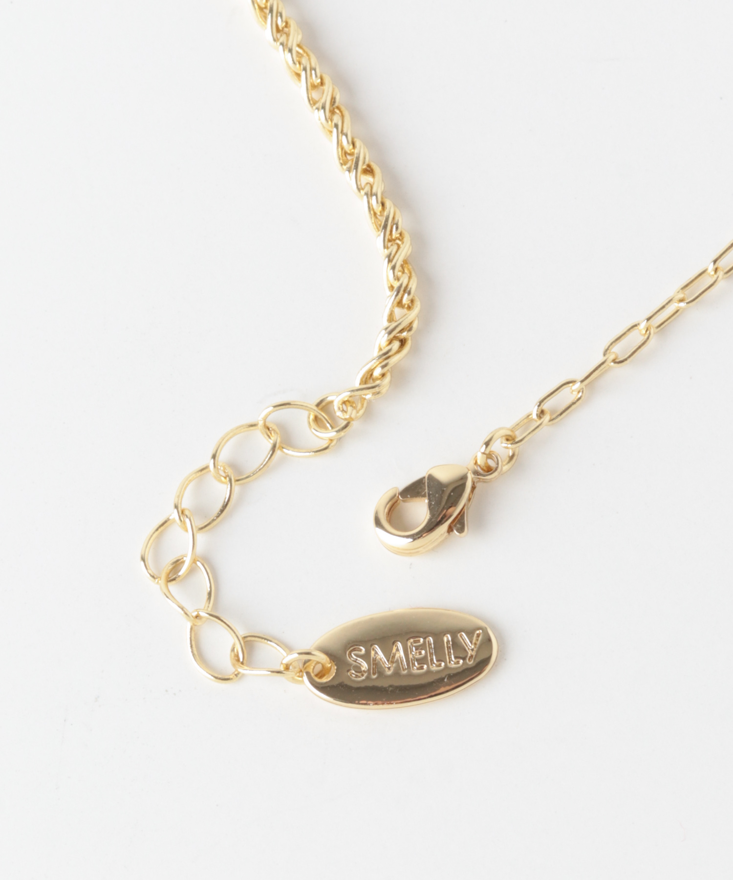 スクエアプレートトップネックレス GLD -