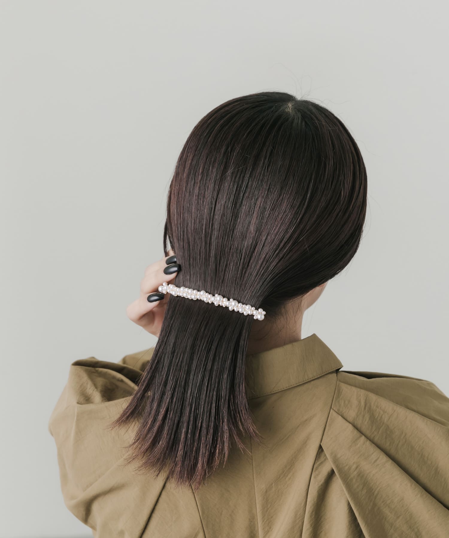 ランダムパールバレッタ WH/GD -