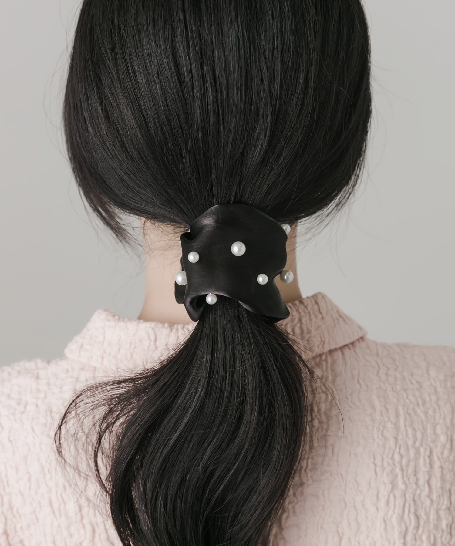 サテンパールヘアカフ