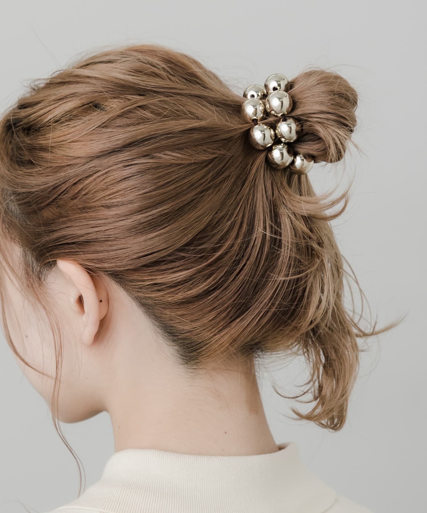 メタルボールヘアゴム
