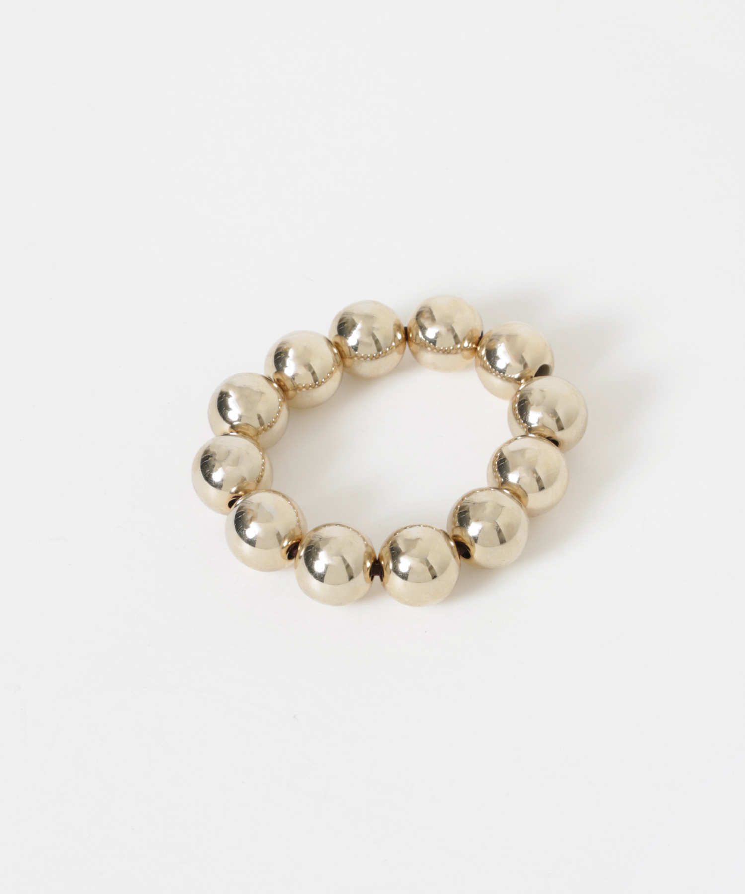 メタルボールヘアゴム GLD -