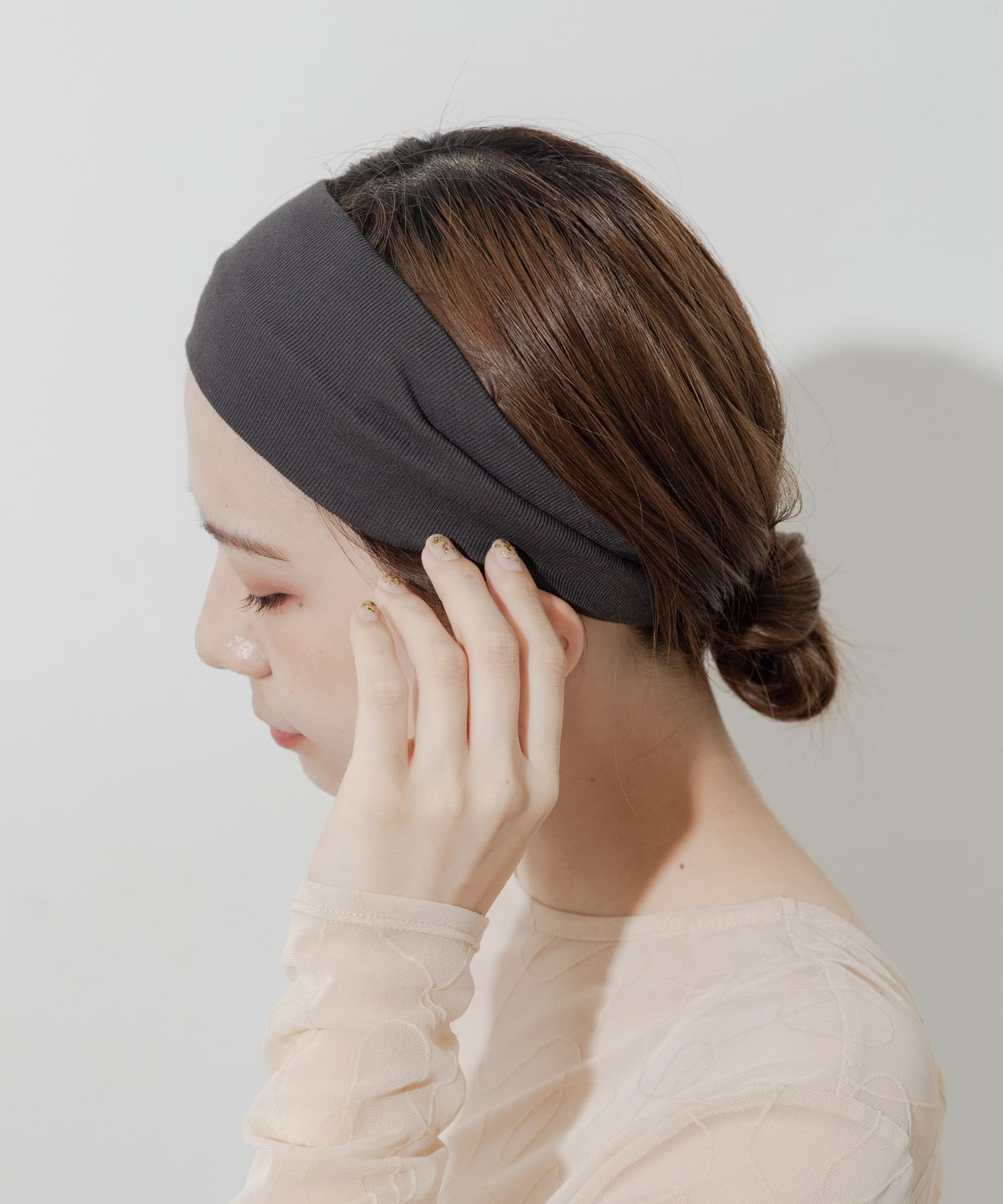 シンプルヘアバンド CHA -