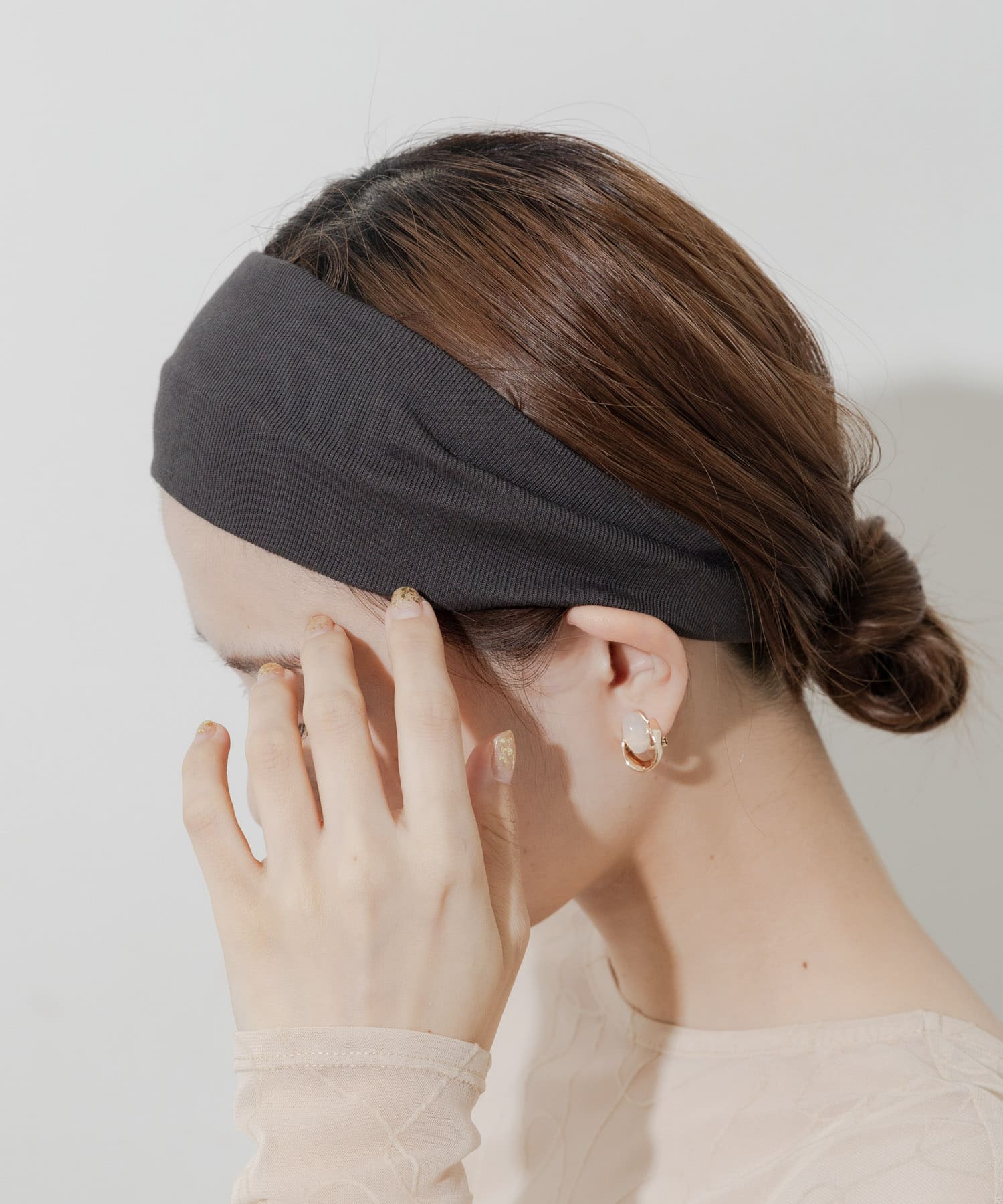 シンプルヘアバンド CHA -