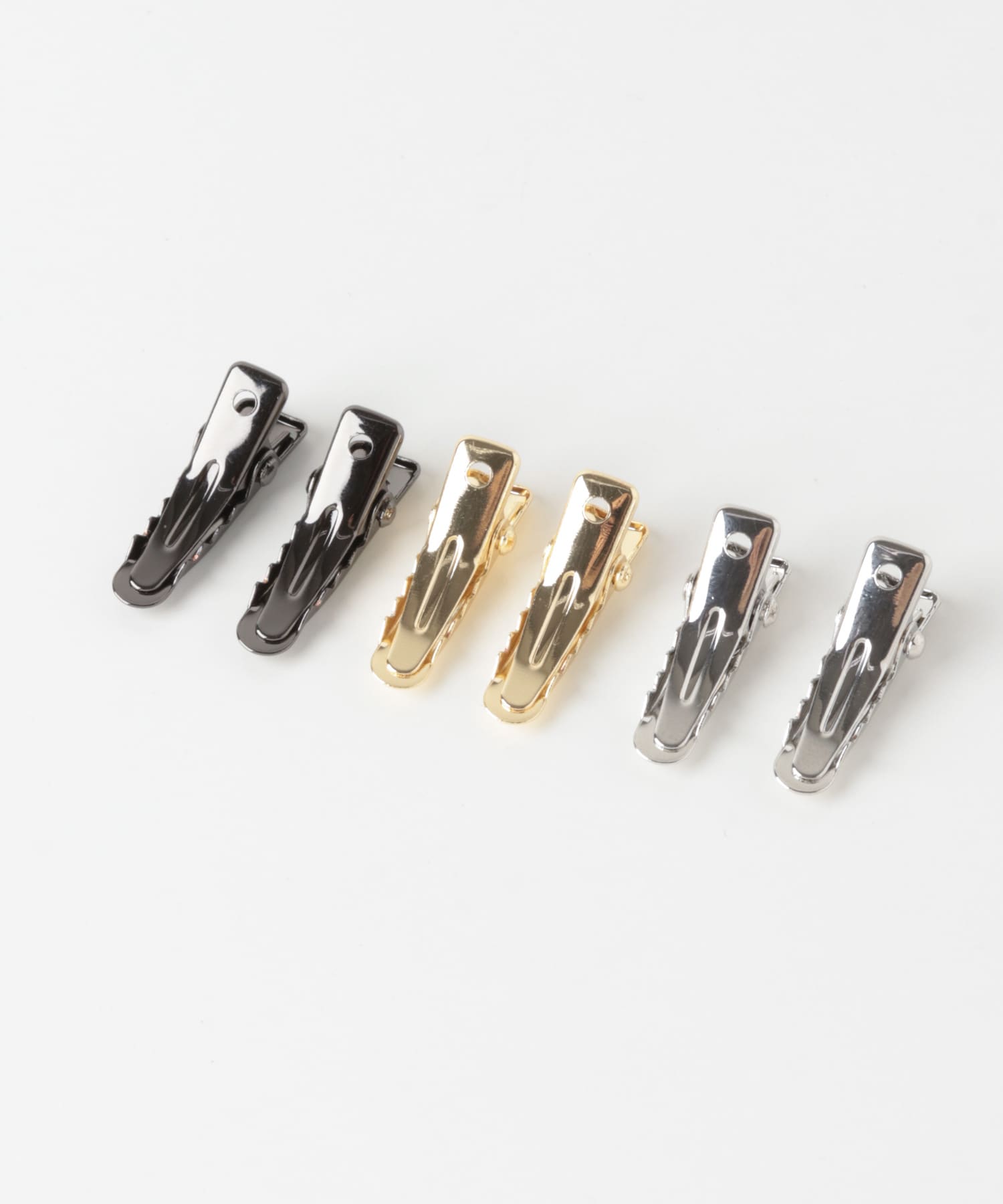 6セットミニヘアピン GD/SV/BK -