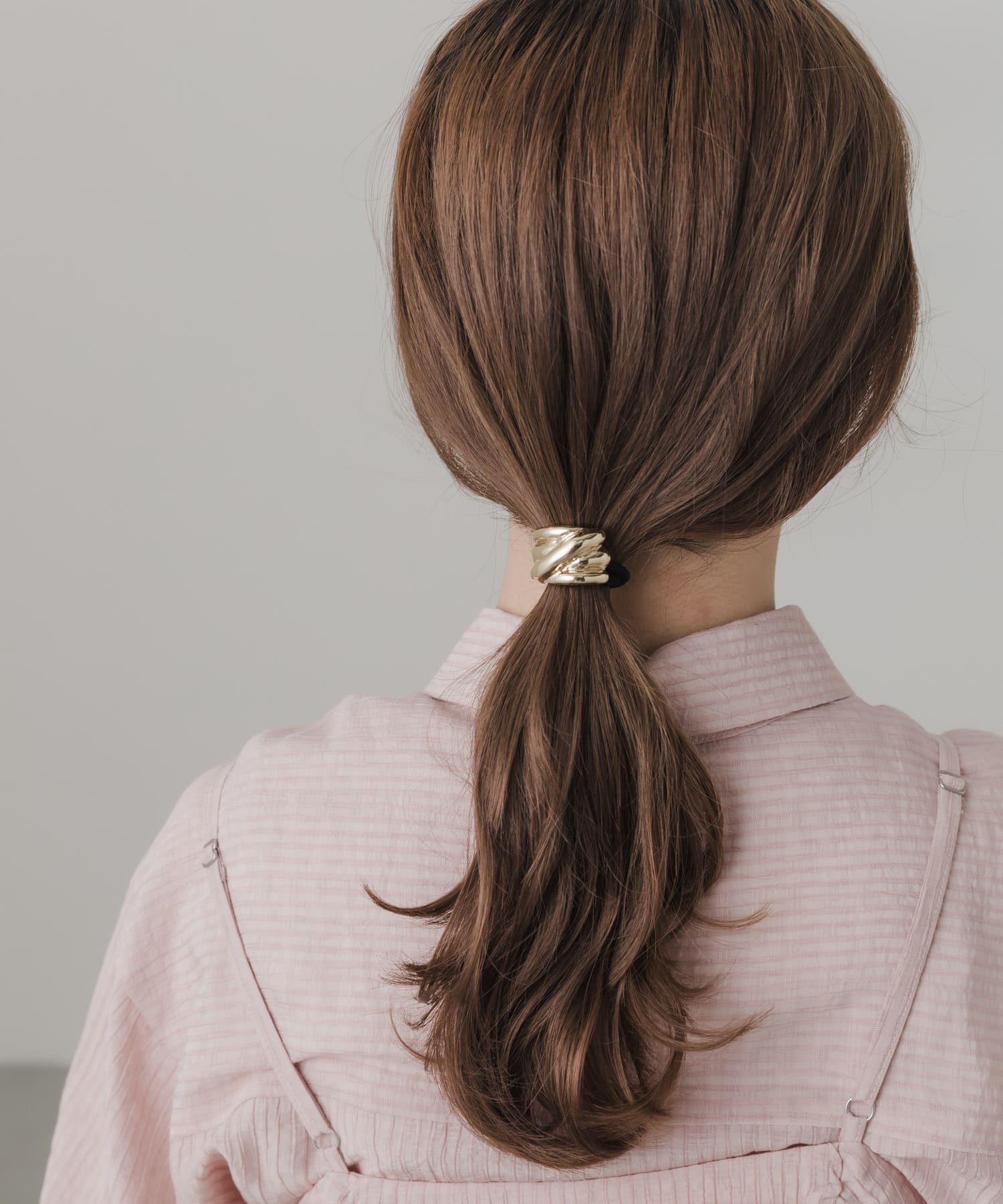 メタルラインヘアポニー GLD -