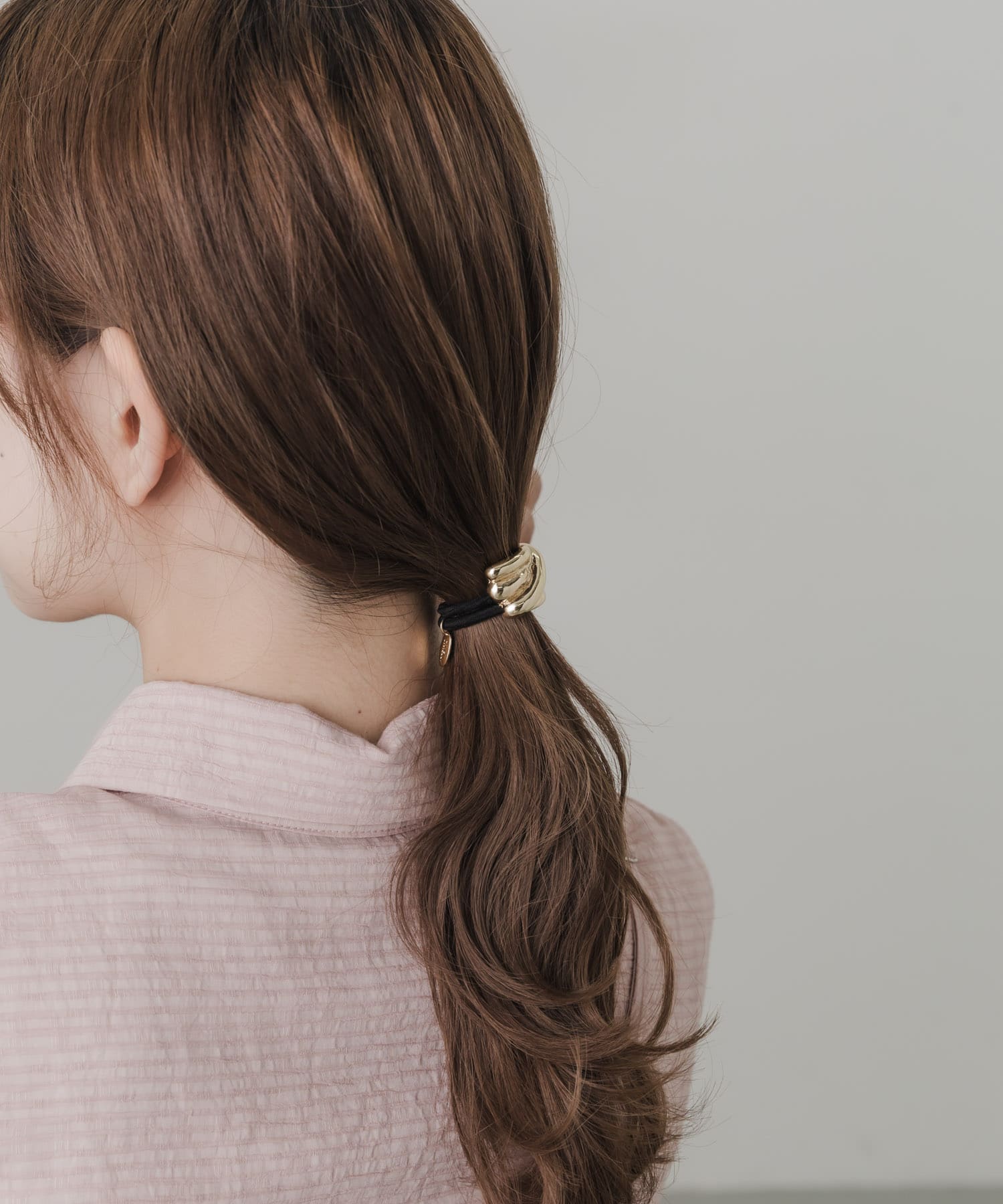 メタルラインヘアポニー GLD -