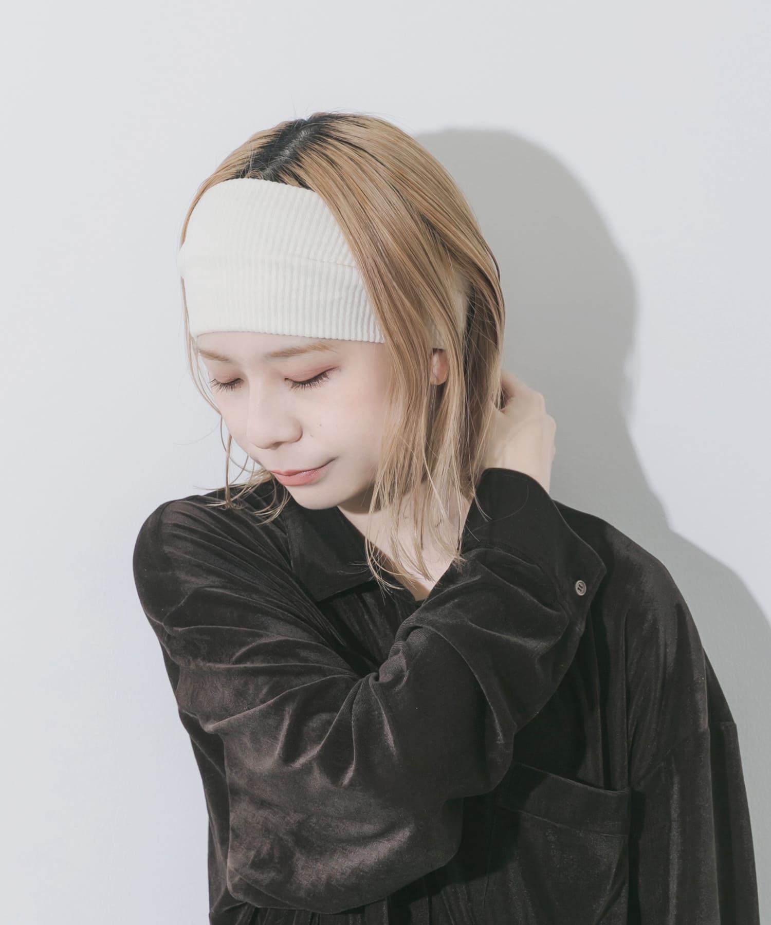 リブワイドヘアバンド IVO -