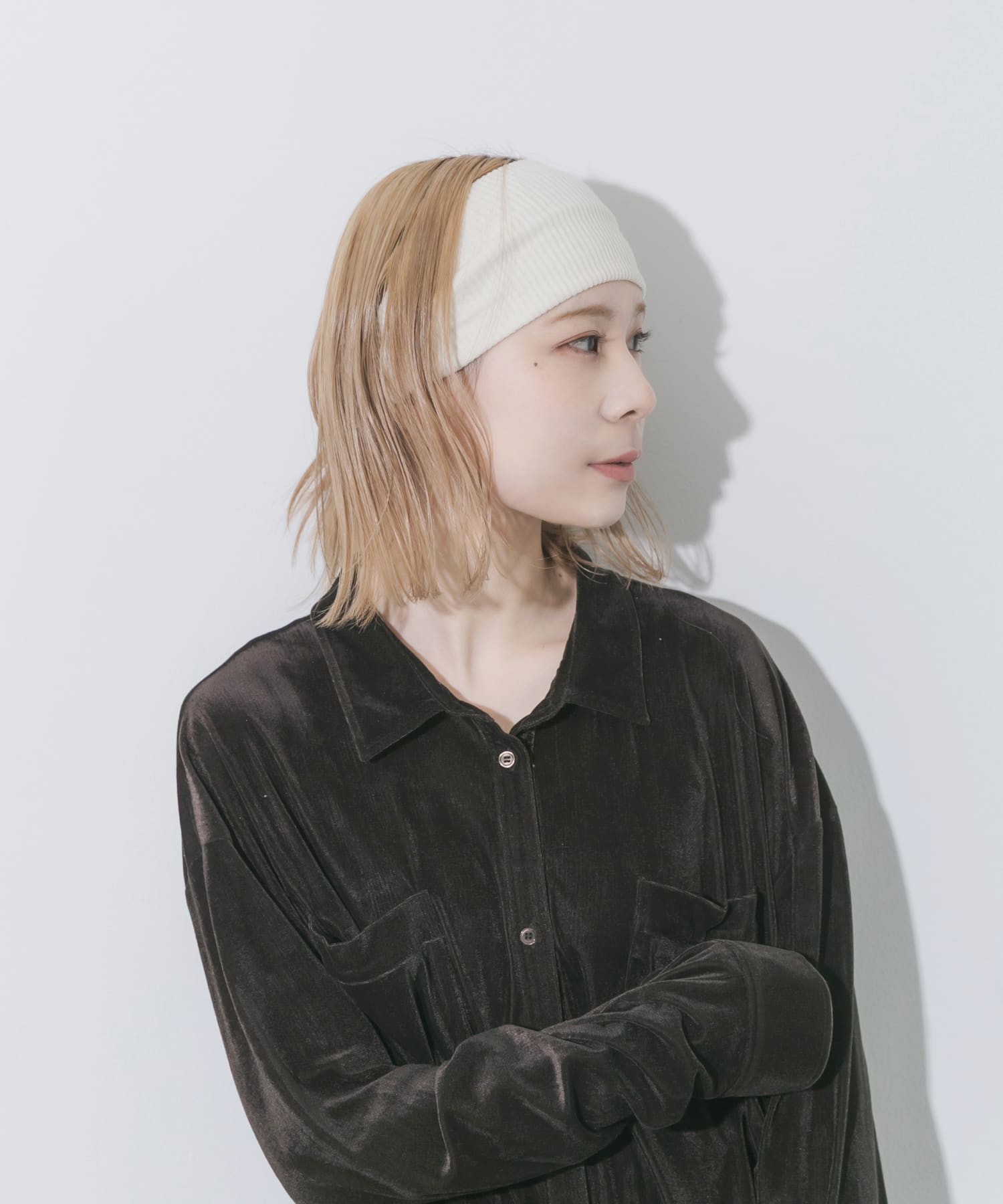 リブワイドヘアバンド IVO -