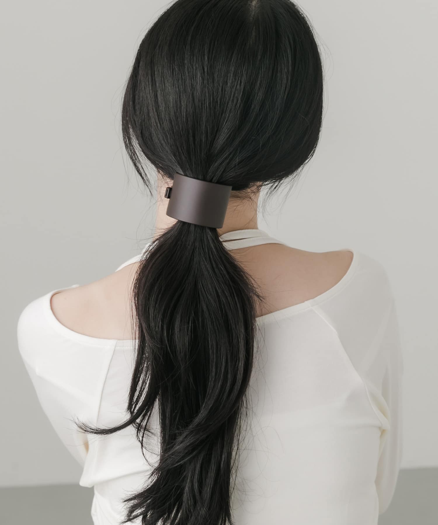 マットアーチヘアクリップ DBR -