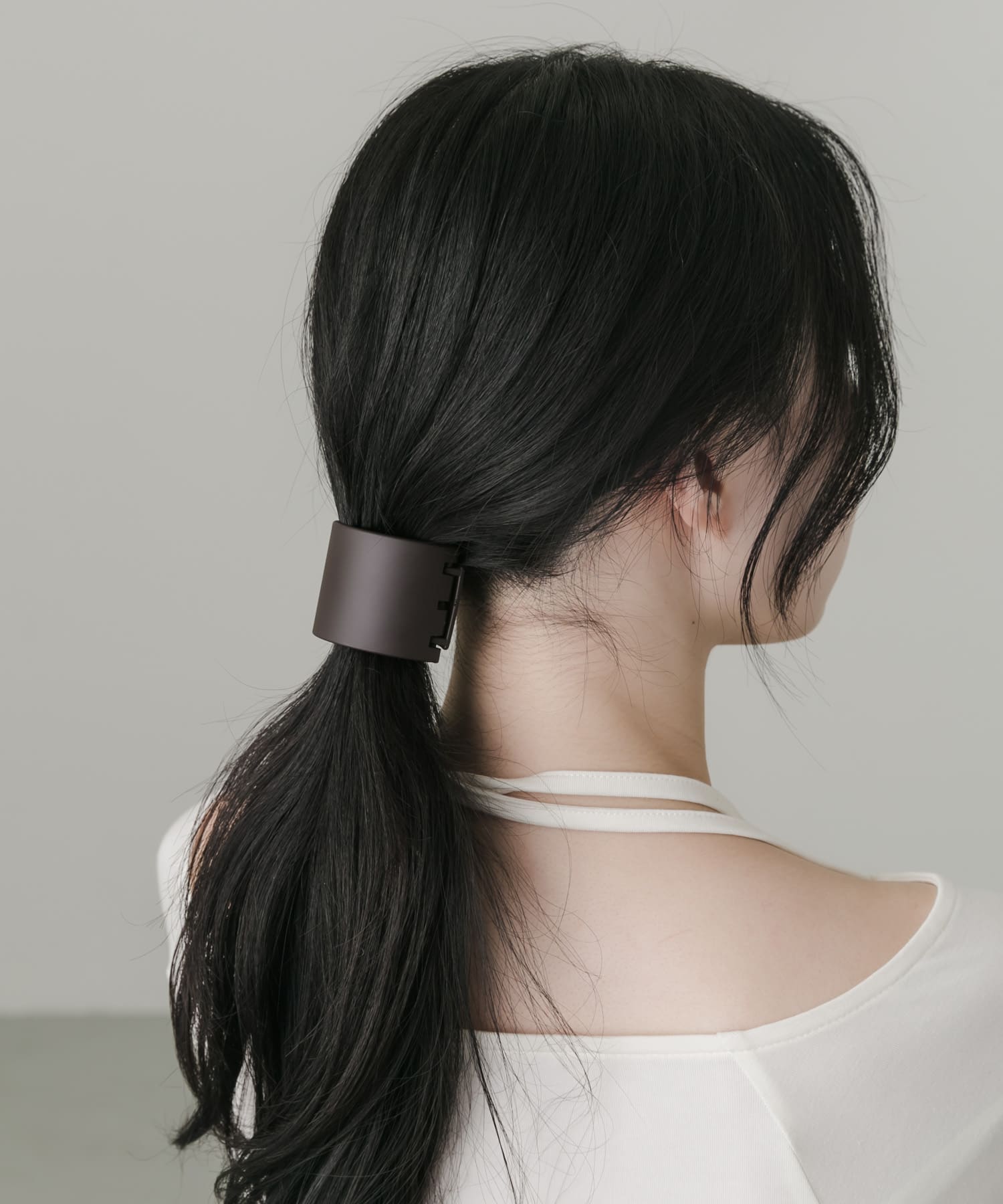 マットアーチヘアクリップ DBR -