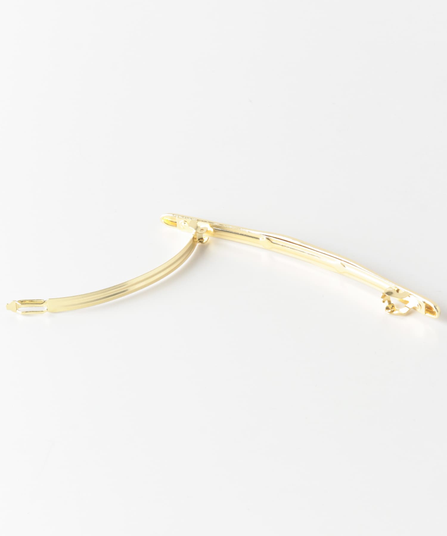 ニュアンスメタルバレッタ GLD -