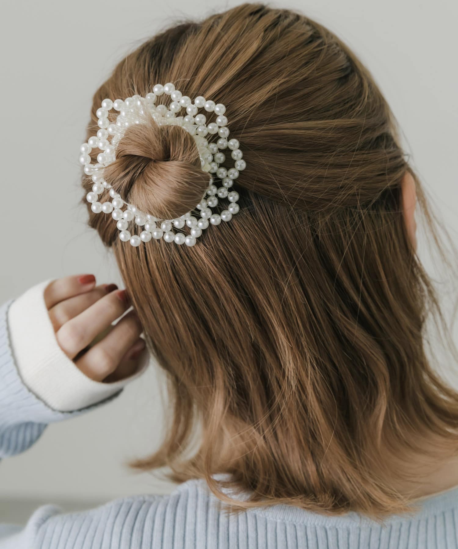 パールボリュームヘアポニー