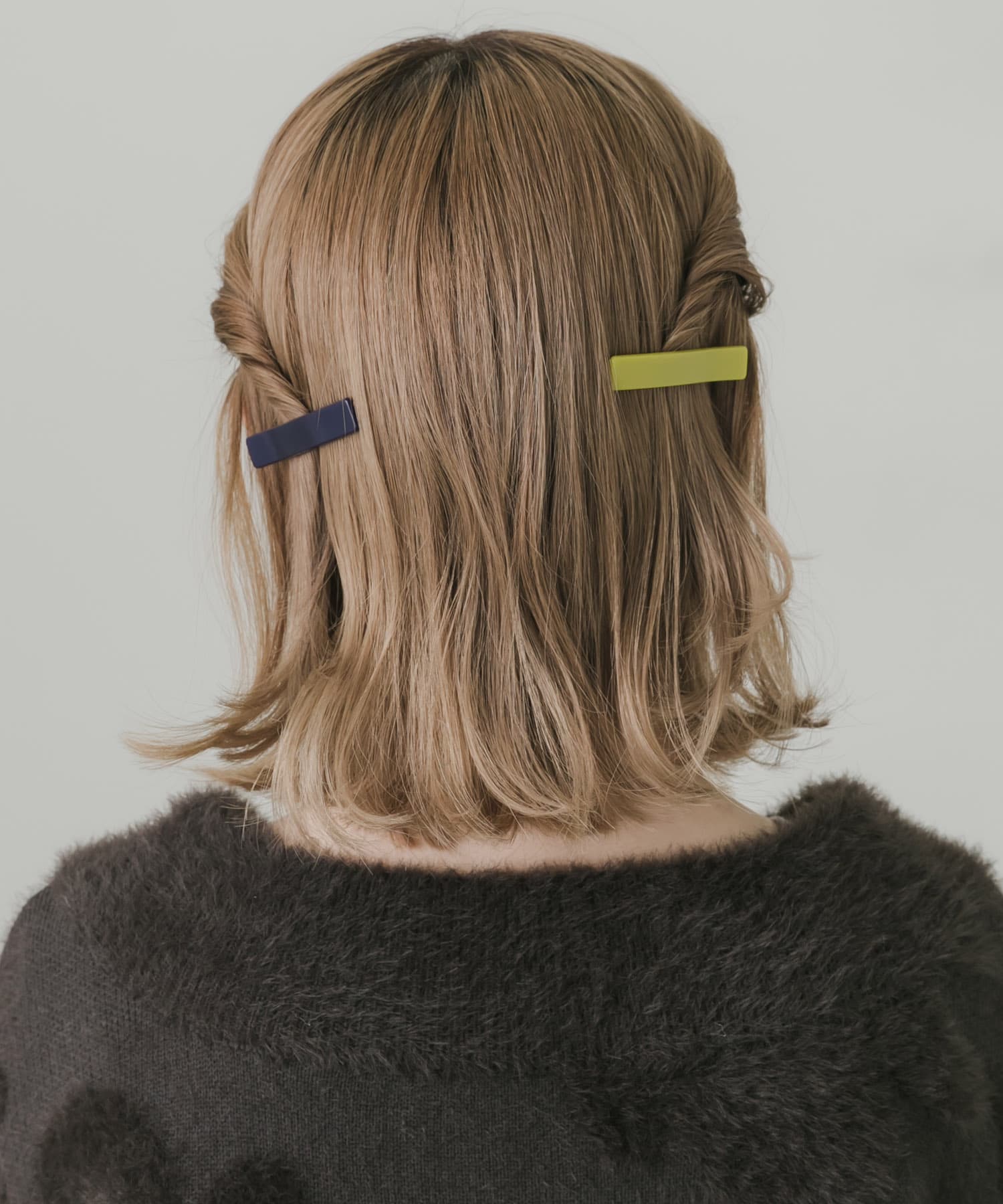 スクエアカラー2セットヘアピン