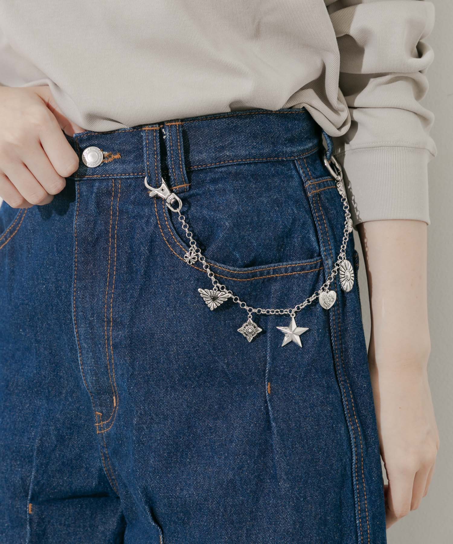 コンチョモチーフキーチェーン SLV -