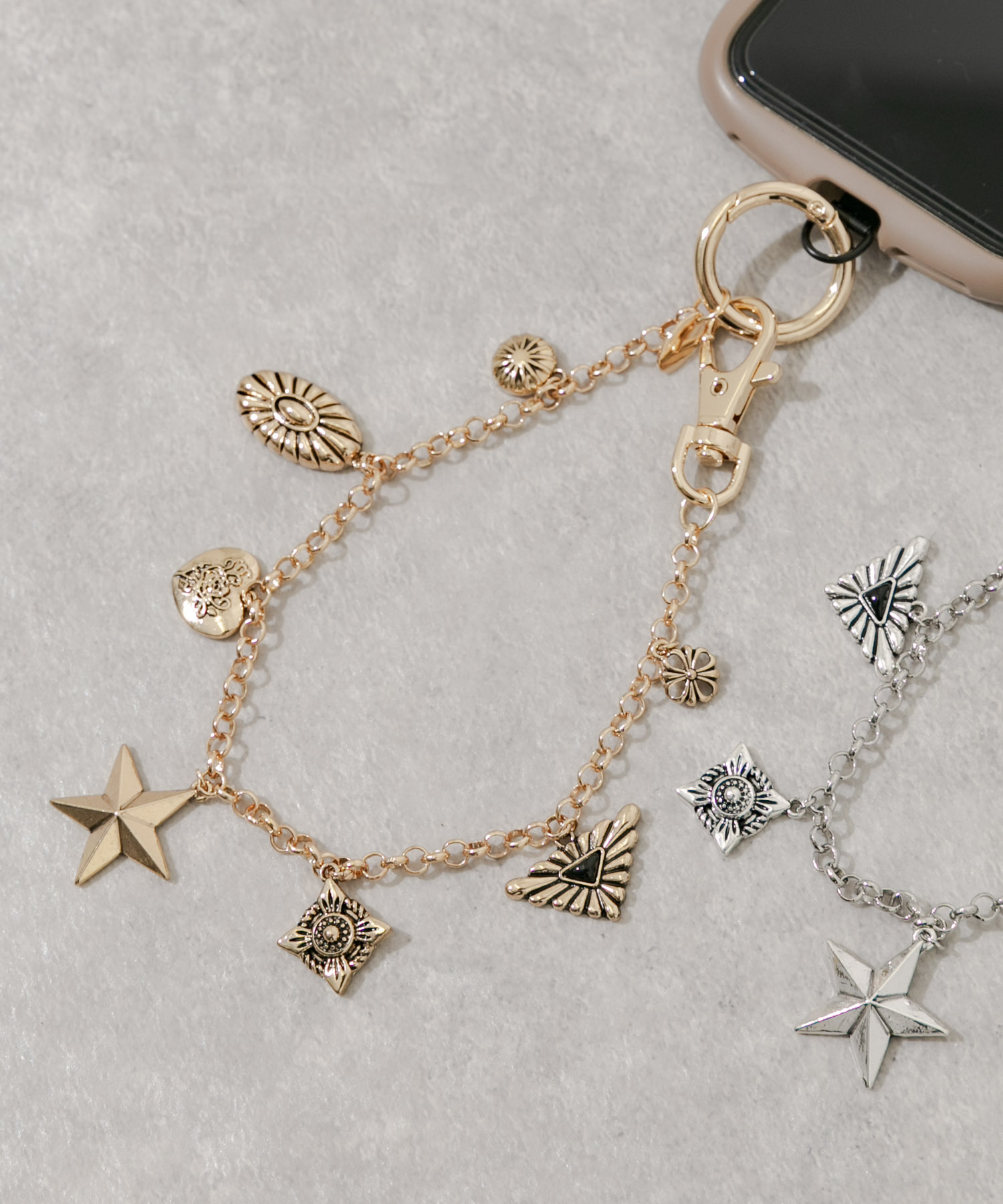 コンチョモチーフキーチェーン