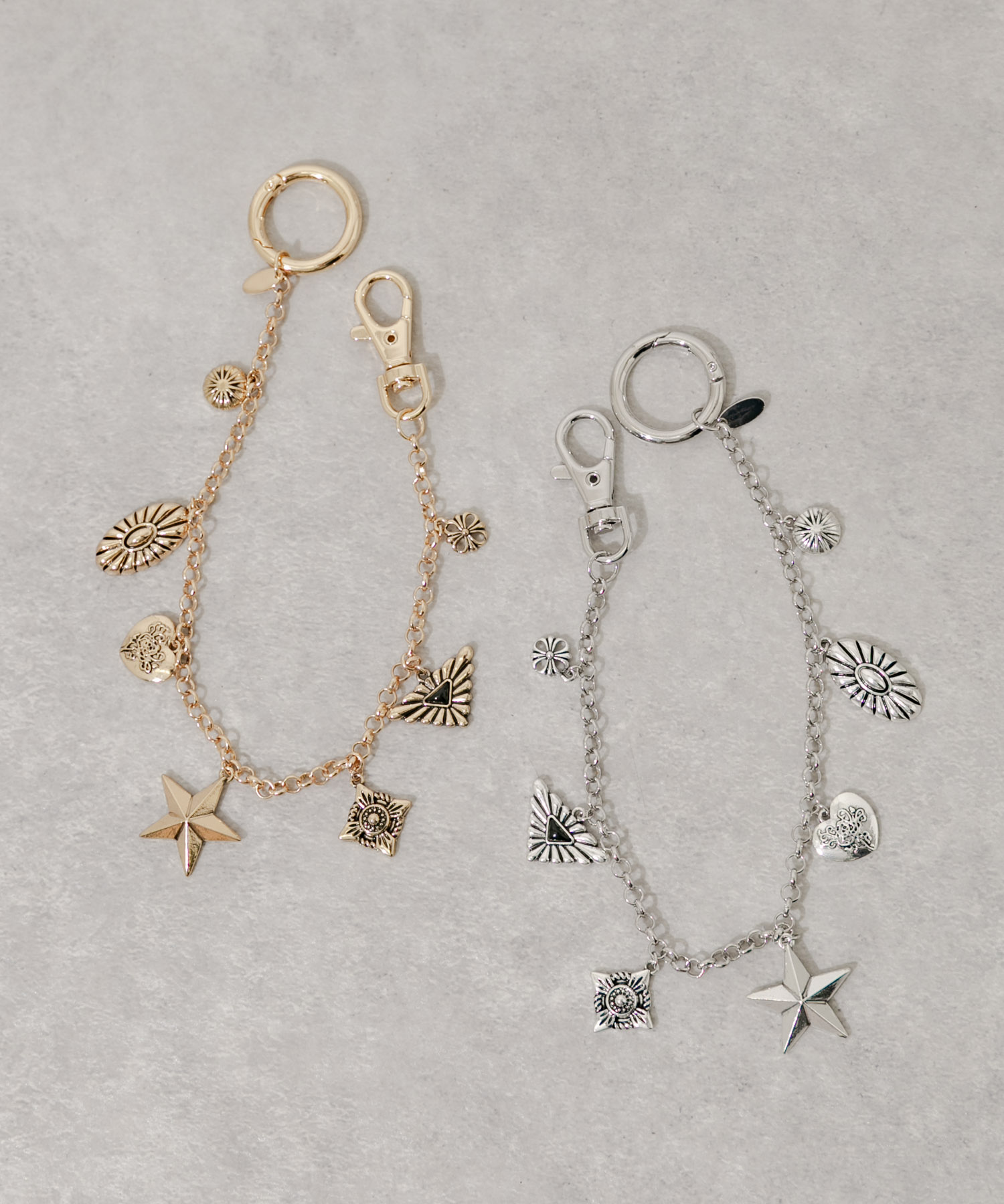 コンチョモチーフキーチェーン GLD -