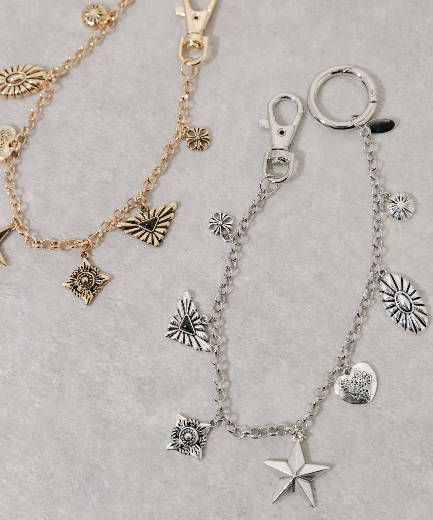 コンチョモチーフキーチェーン GLD -