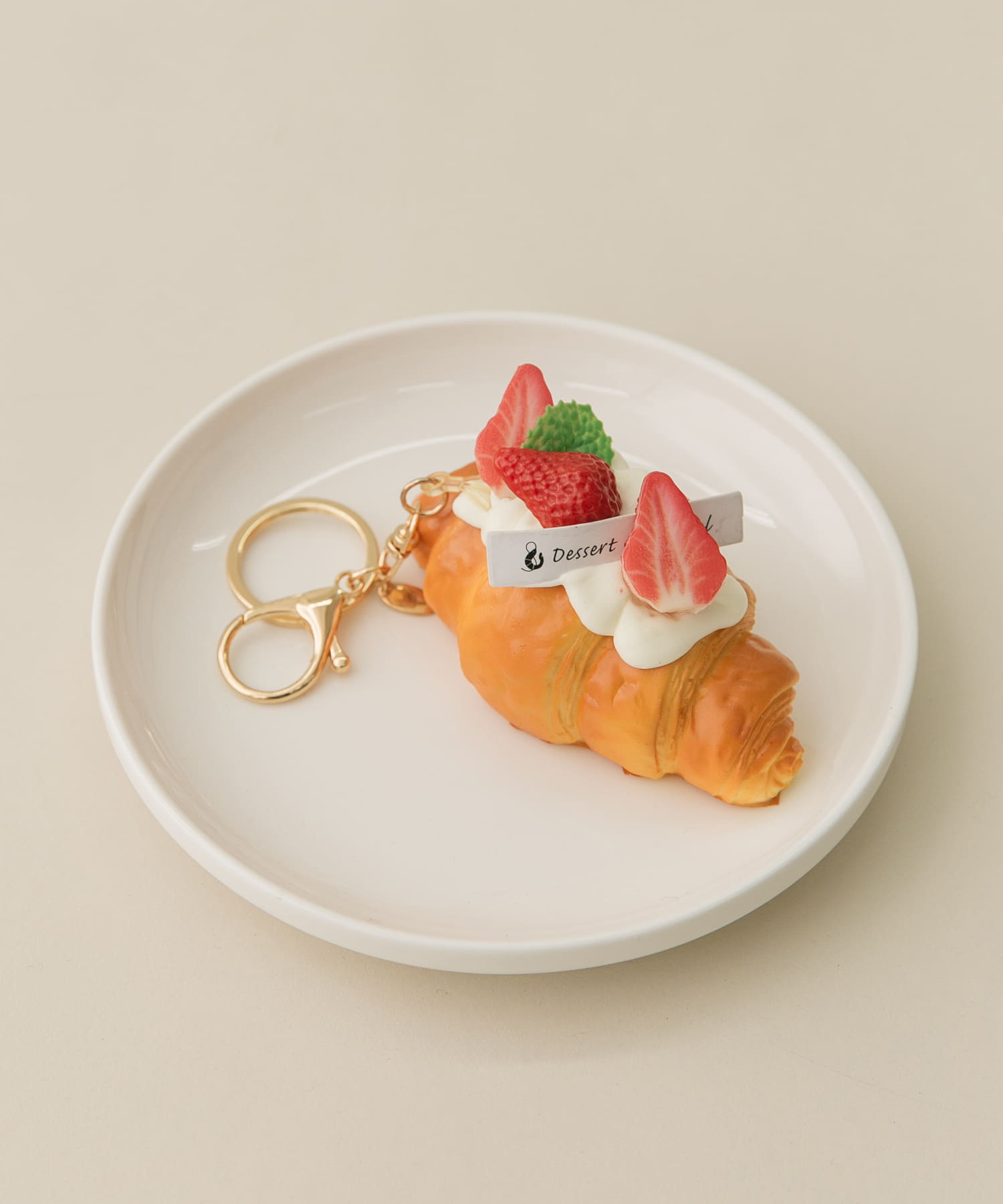 スイーツモチーフキーチェーン croissant -