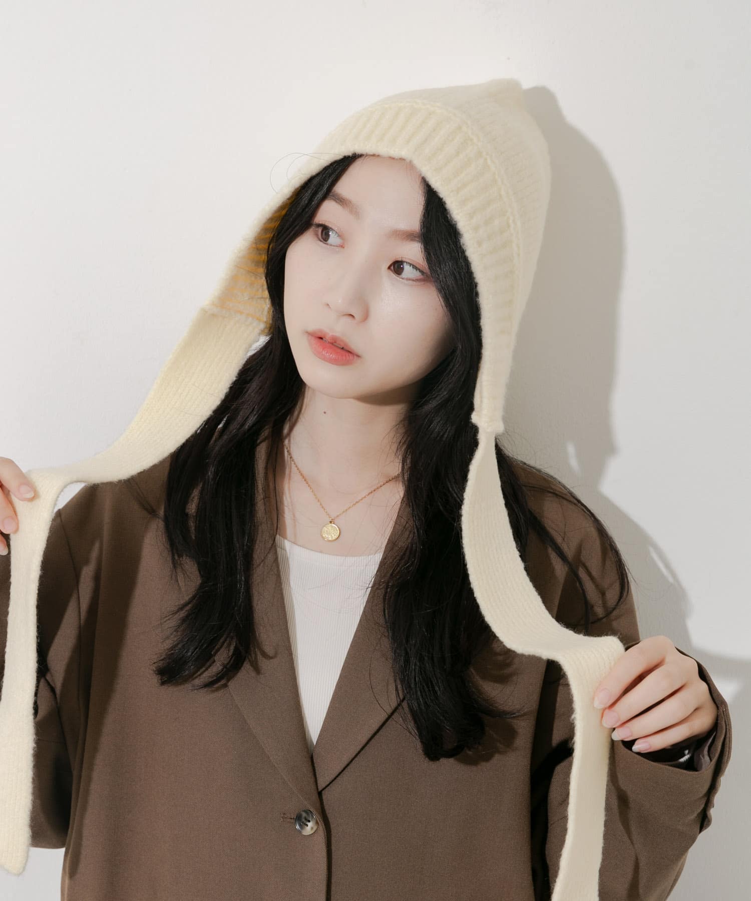 ニットキャップボンネット