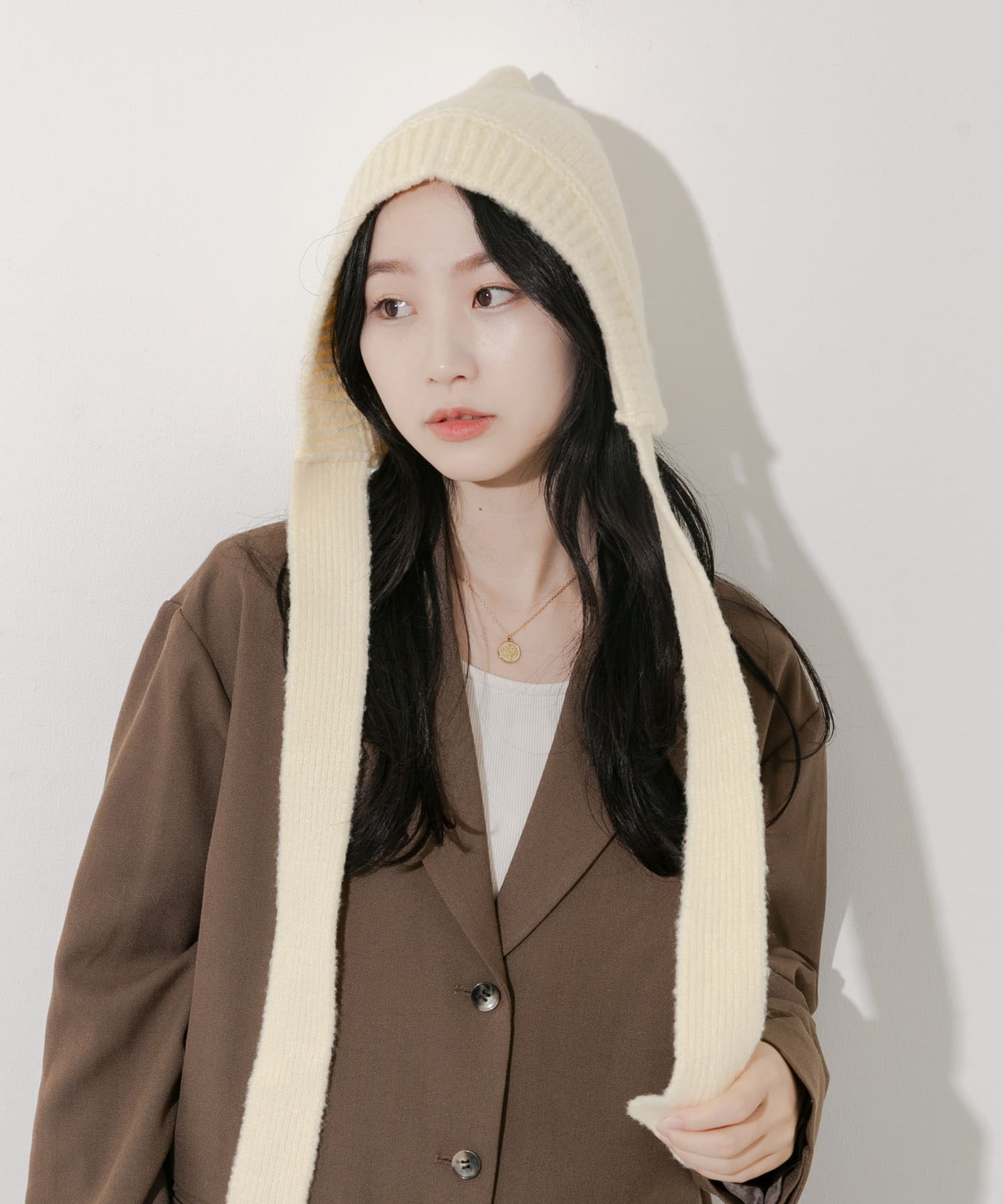 ニットキャップボンネット IVO -