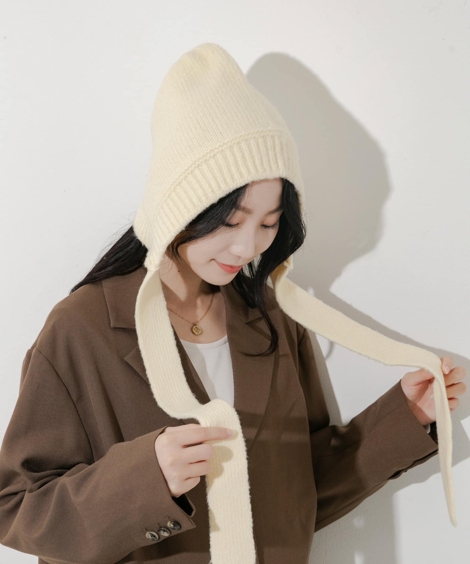 ニットキャップボンネット IVO -