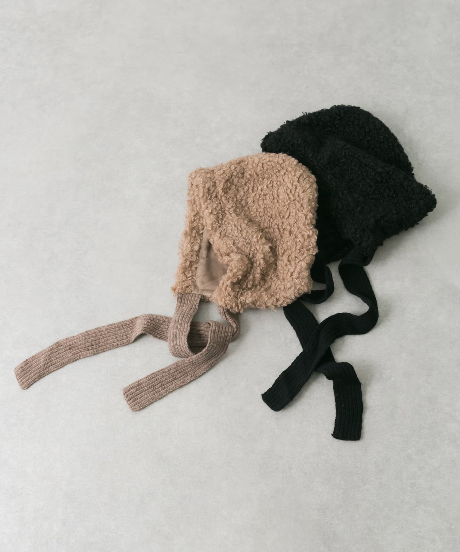 ループボアボンネット BEG -