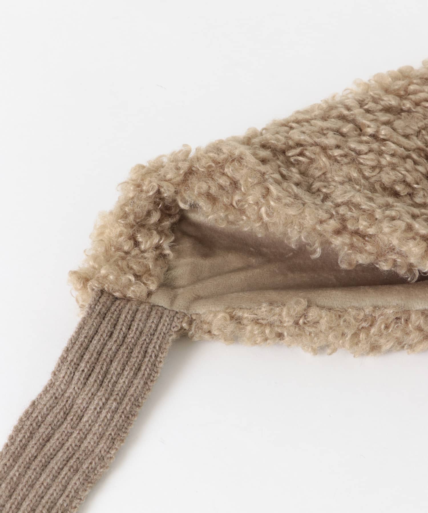 ループボアボンネット BEG -