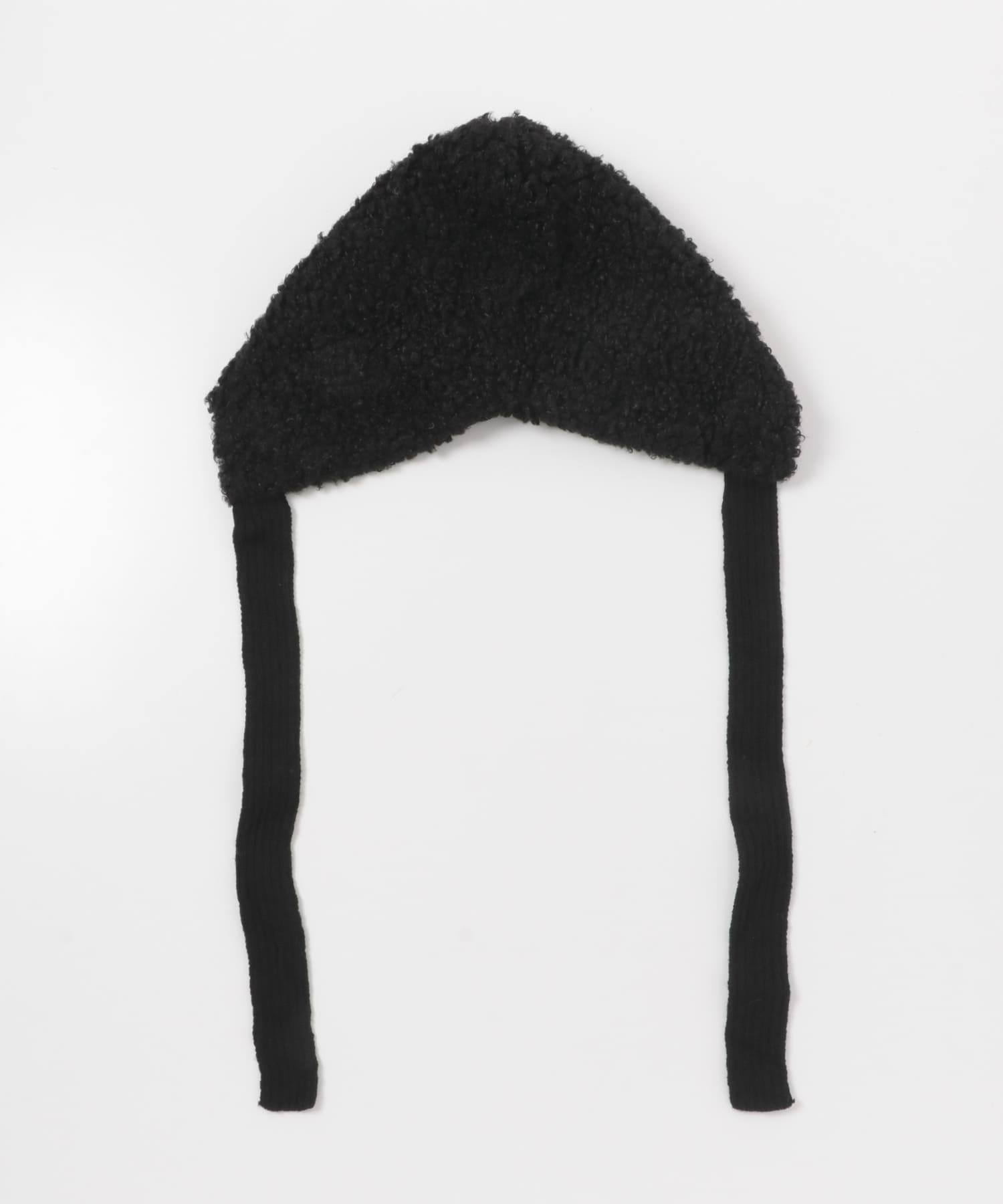 ループボアボンネット BLK -