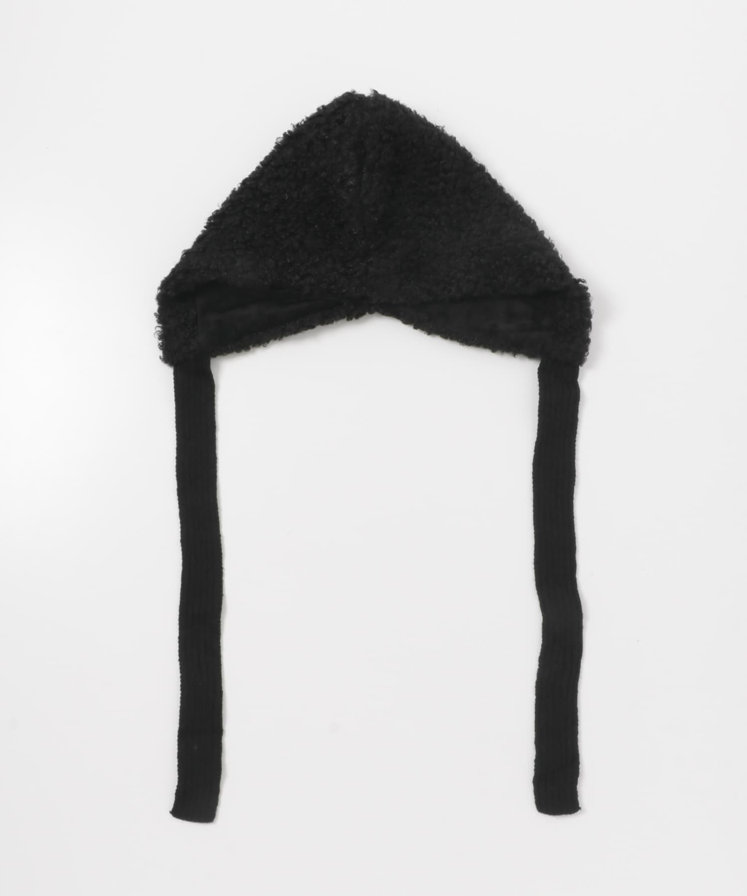 ループボアボンネット BLK -