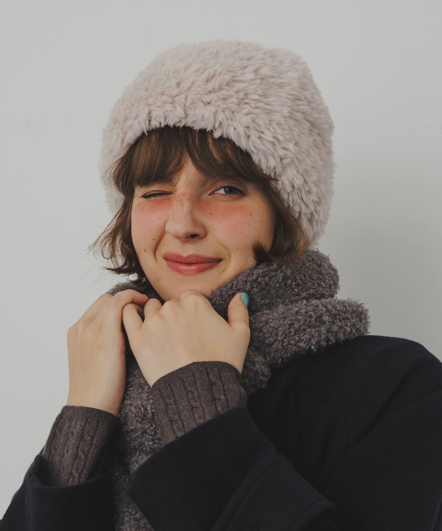 ファーニットキャップ IVO -