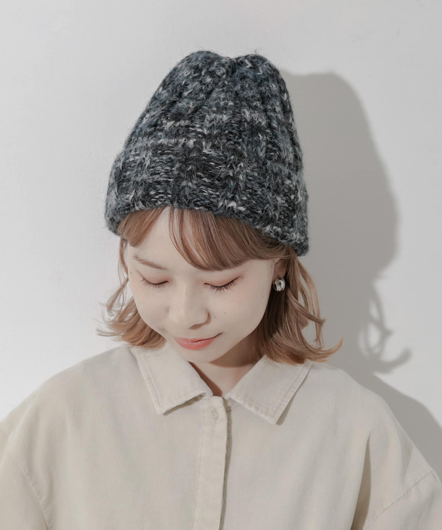 カラーミックスニットワッチ CGY -