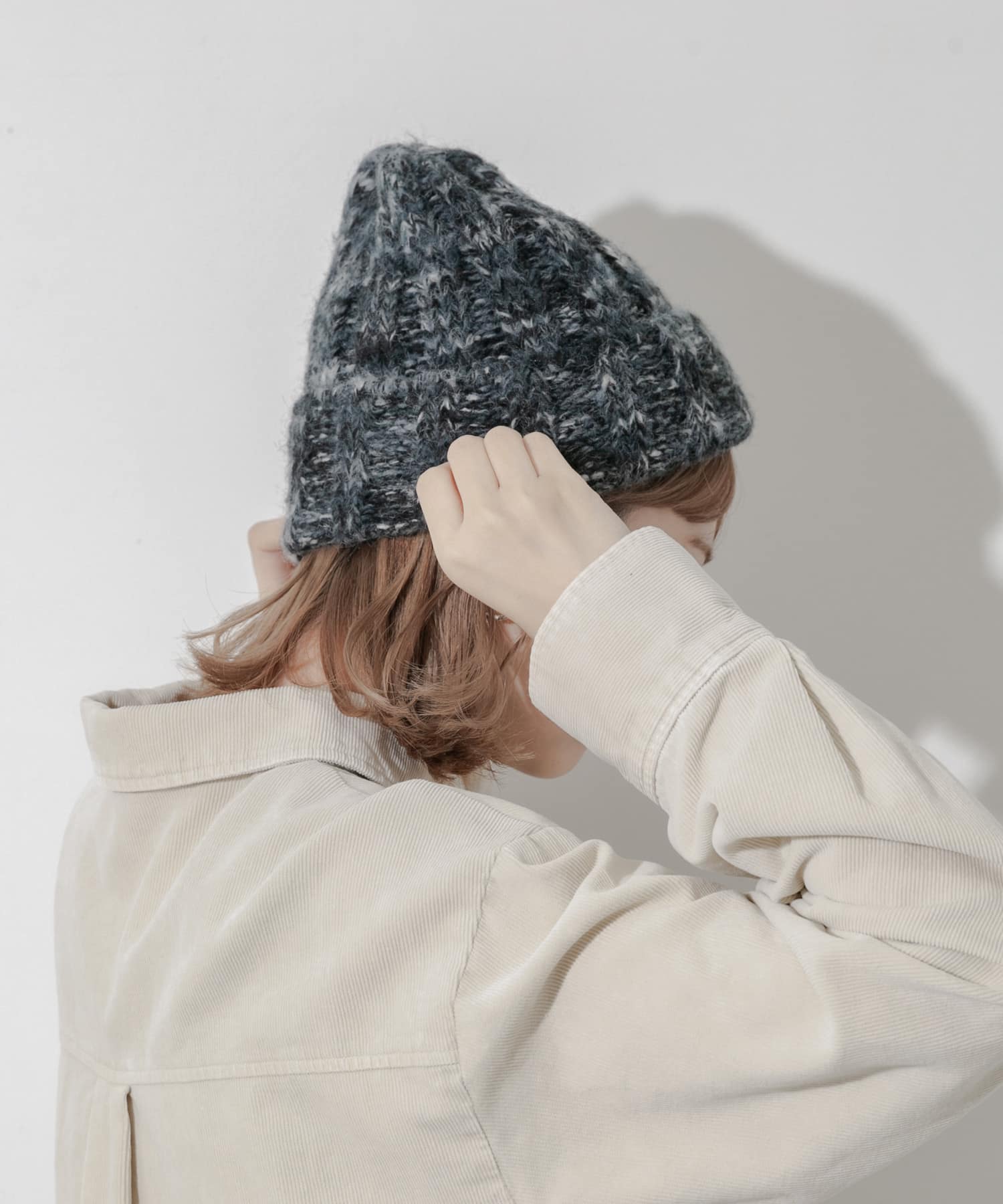 カラーミックスニットワッチ CGY -