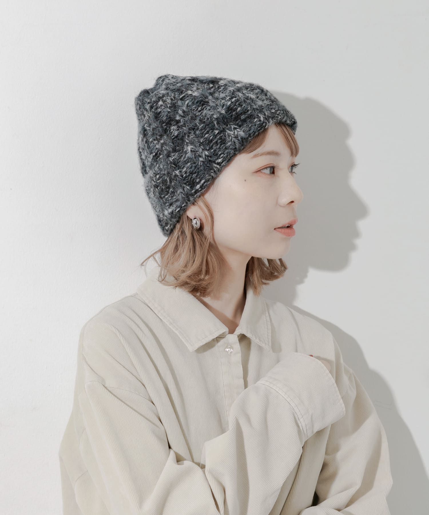 カラーミックスニットワッチ CGY -