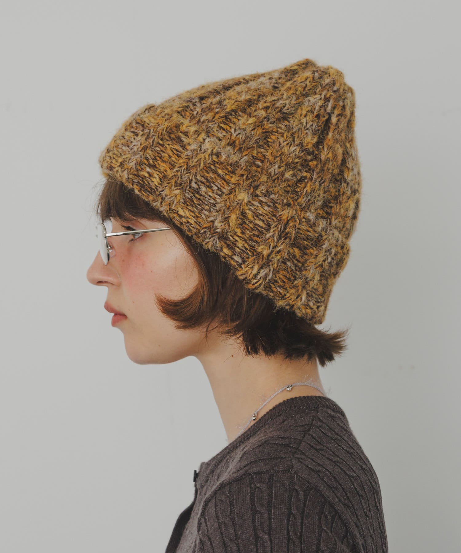 カラーミックスニットワッチ