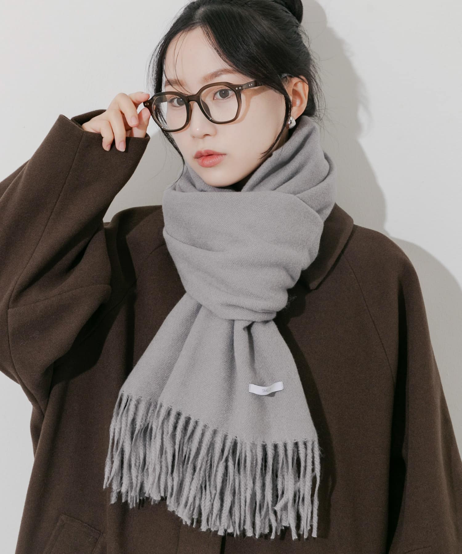 ムジシンプルマフラー