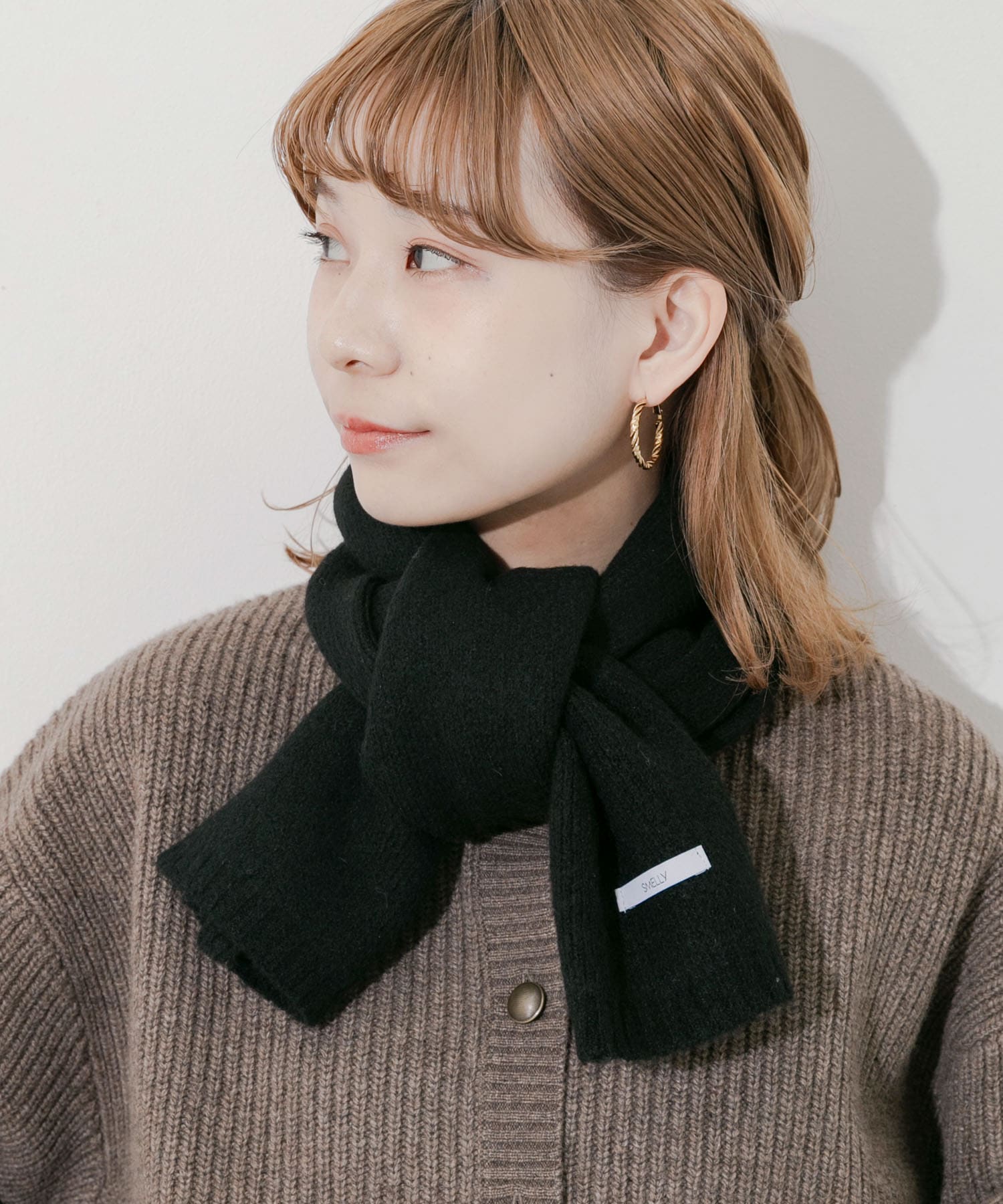 プレーンニットマフラー(- BEG): ファッション雑貨｜URBAN RESEARCH