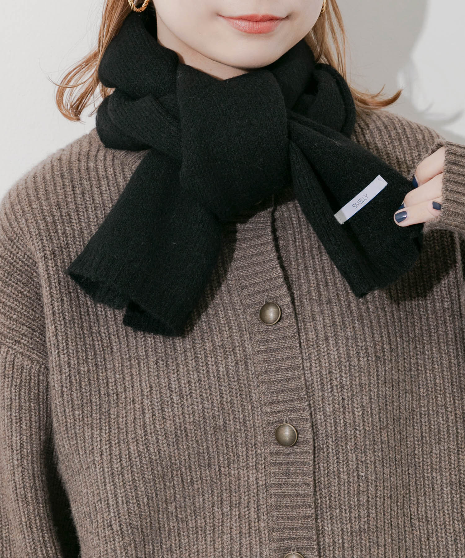 プレーンニットマフラー(- BEG): ファッション雑貨｜URBAN RESEARCH