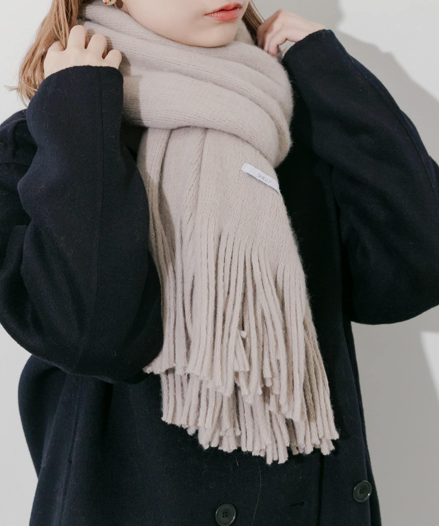 ソフトボリュームマフラー BEG -