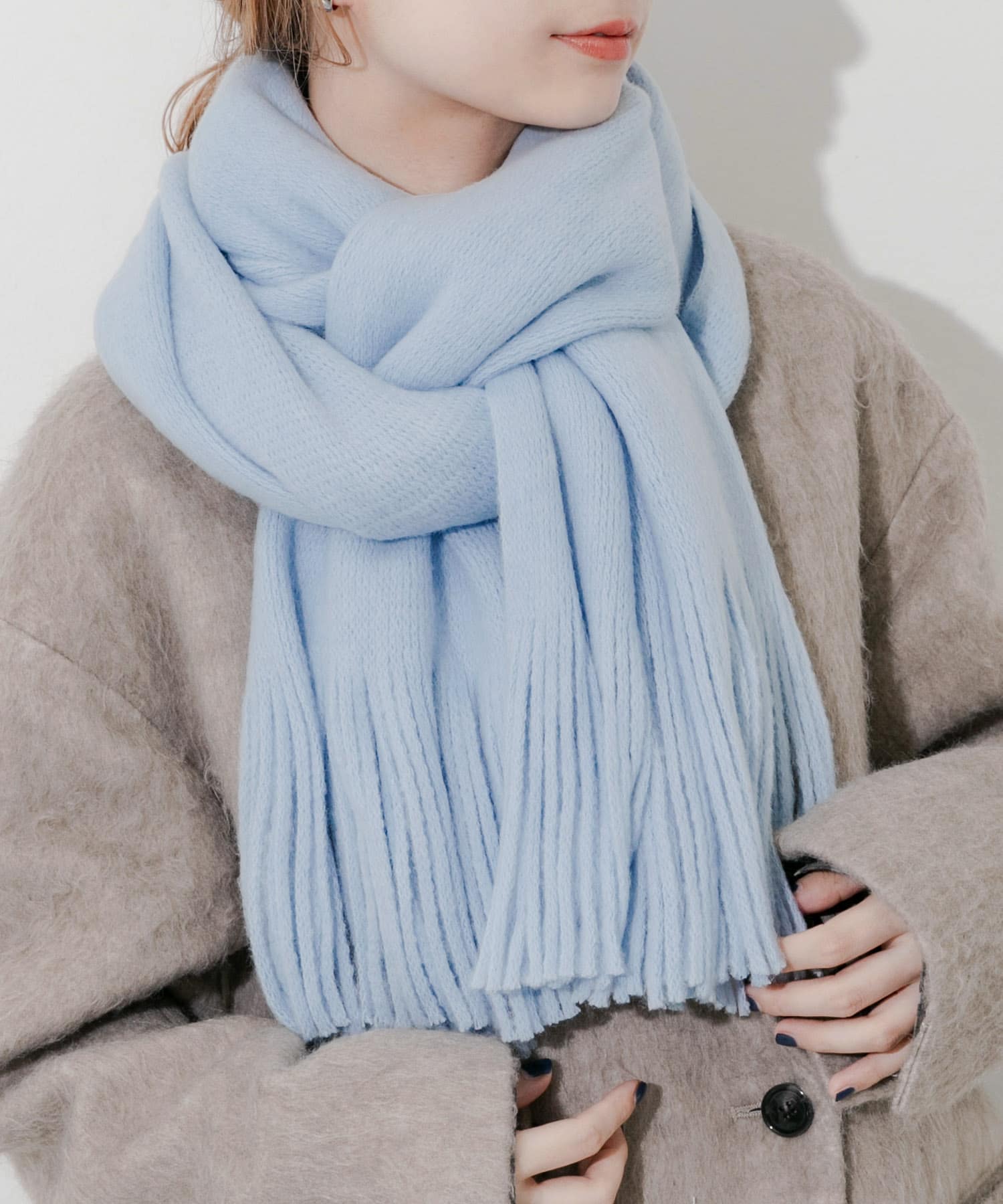 ソフトボリュームマフラー L.BLU -