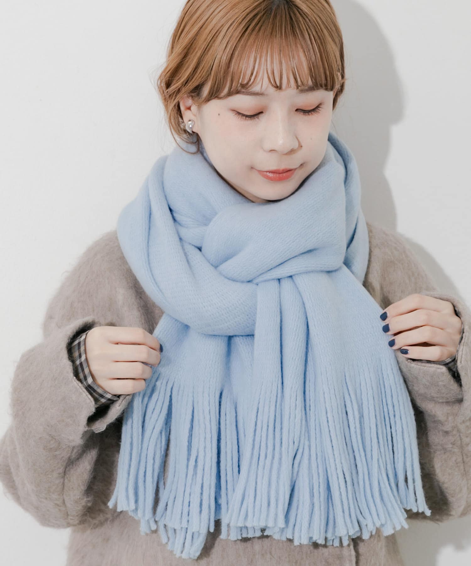 ソフトボリュームマフラー L.BLU -