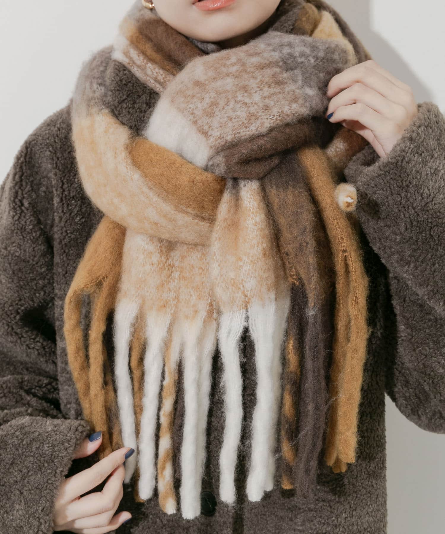 ボリュームチェックマフラー