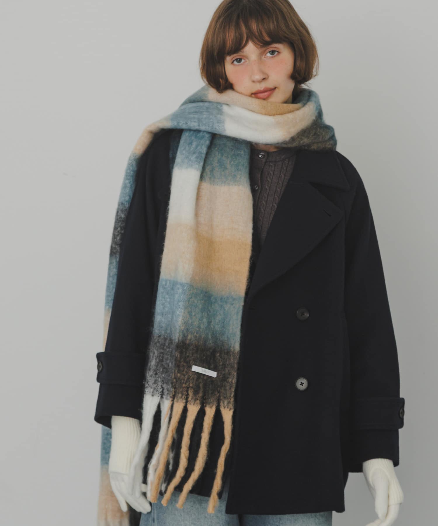 ボリュームチェックマフラー