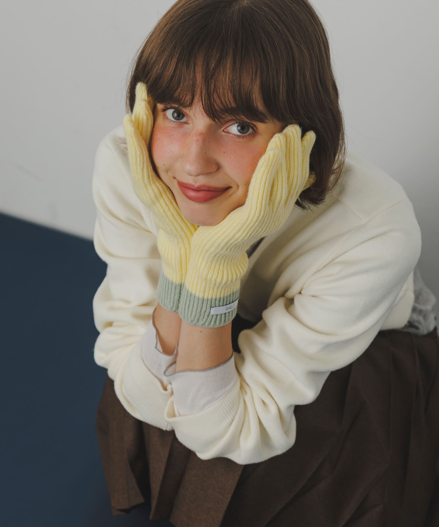 バイカラーホールタッチグローブ YEL -