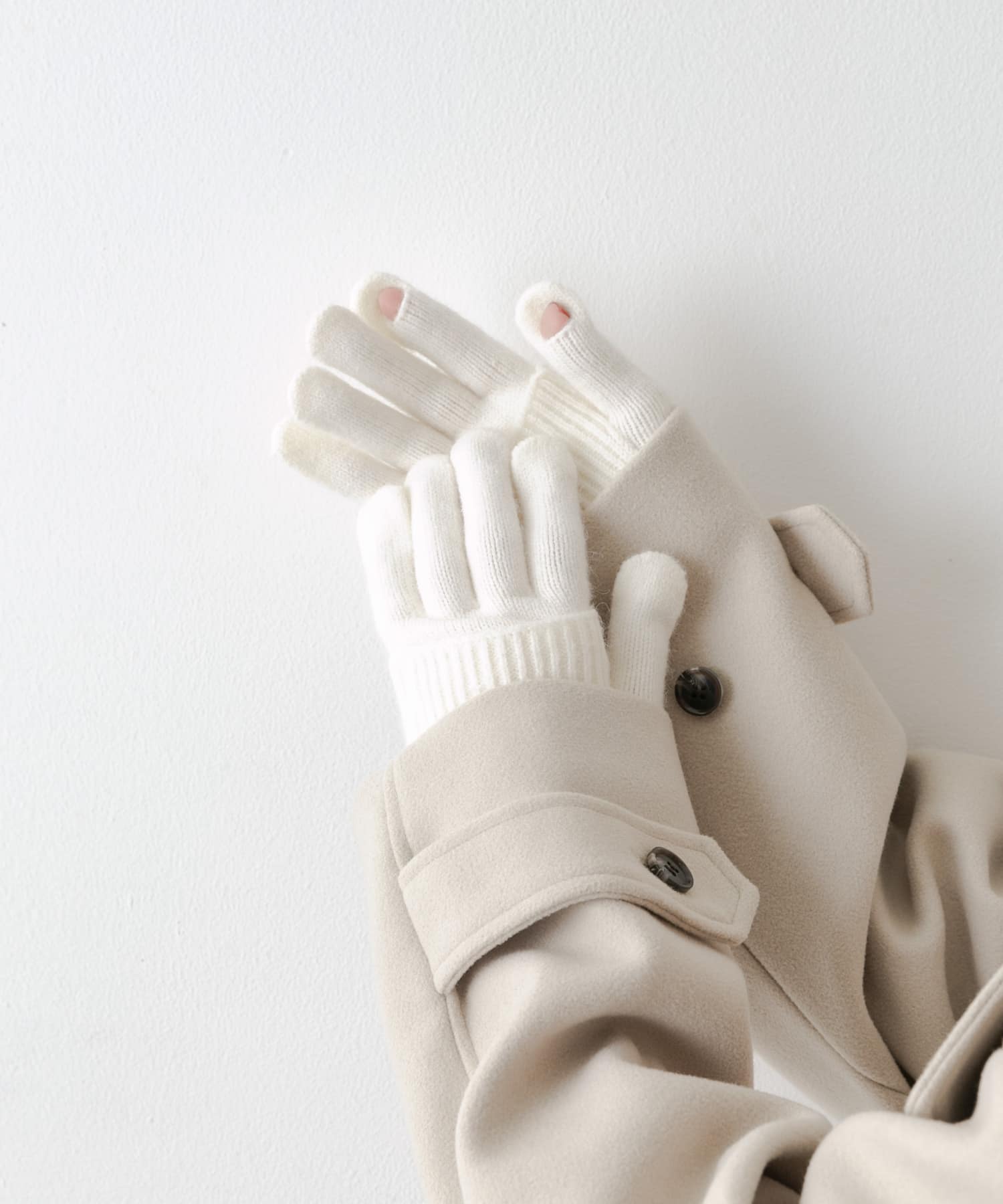 2WAYホールタッチグローブ WHT -