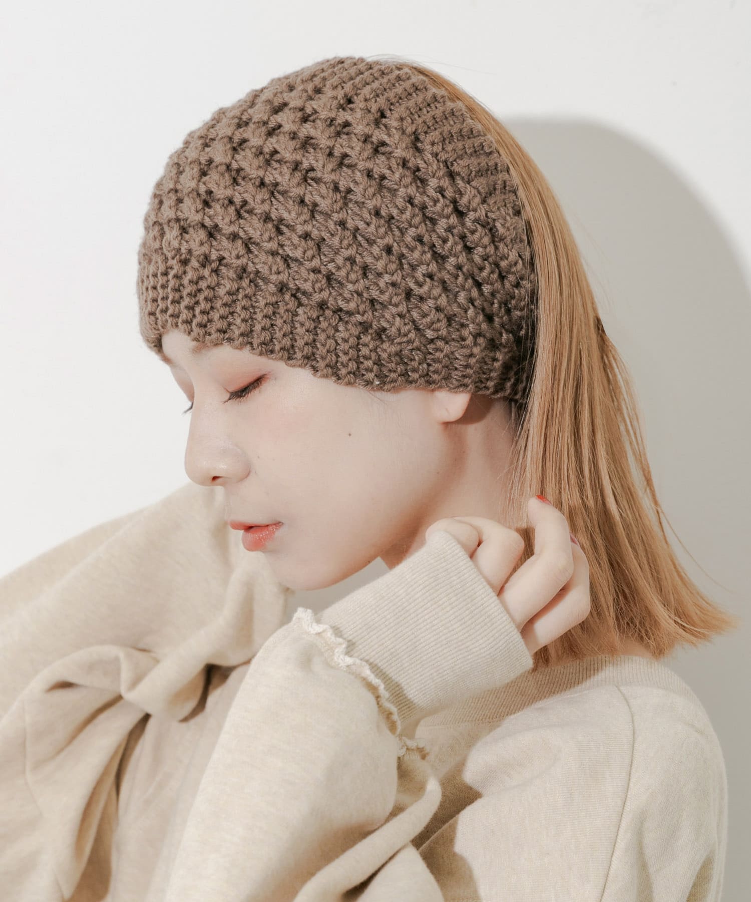 ワイドニットヘアバンド