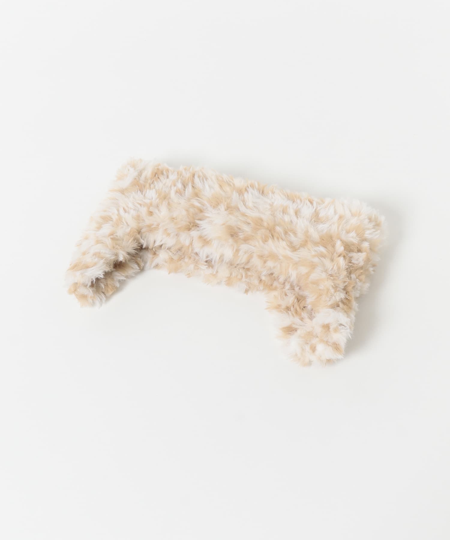 ファーフラップヘアバンド BEG -