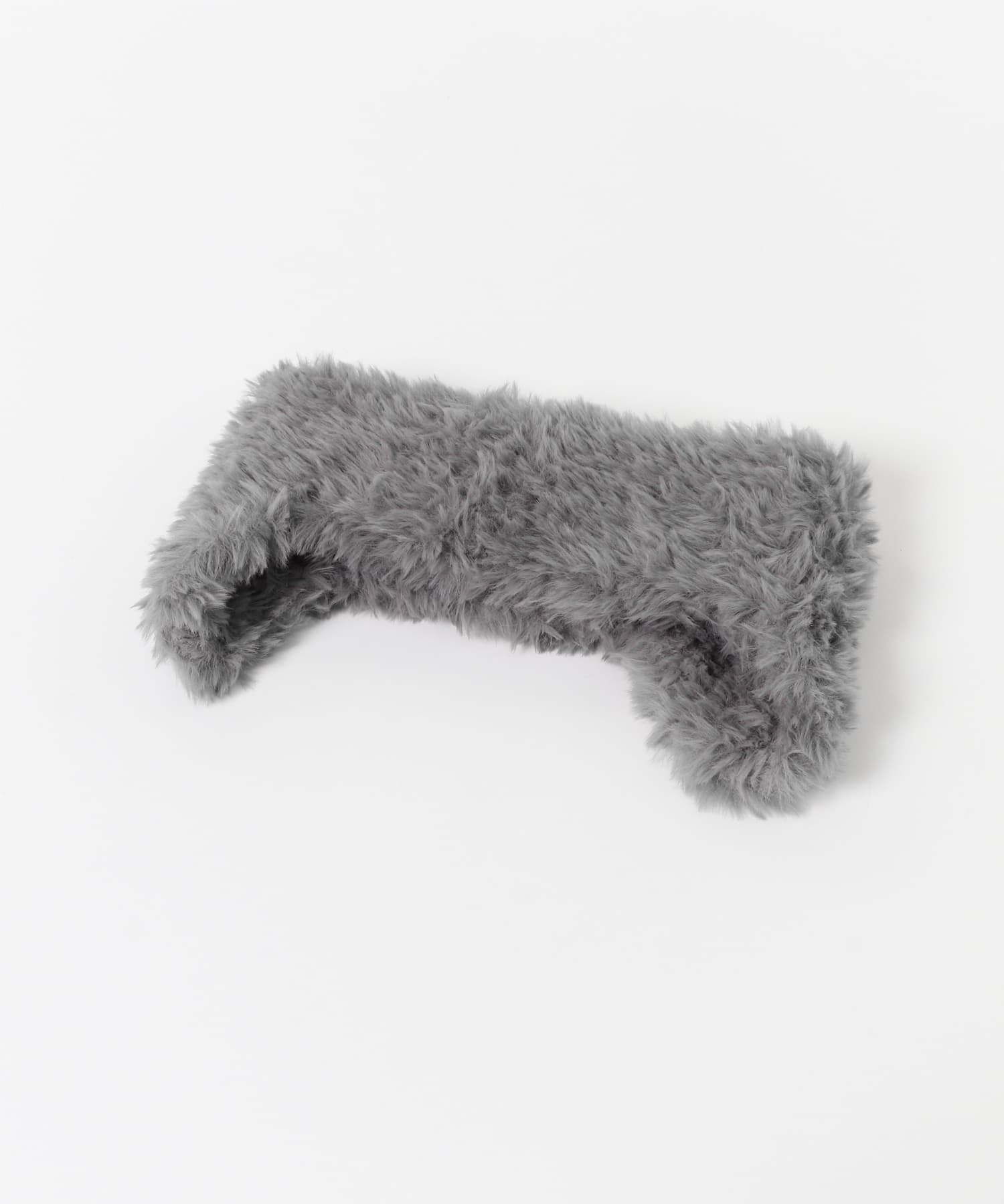 ファーフラップヘアバンド GRY -