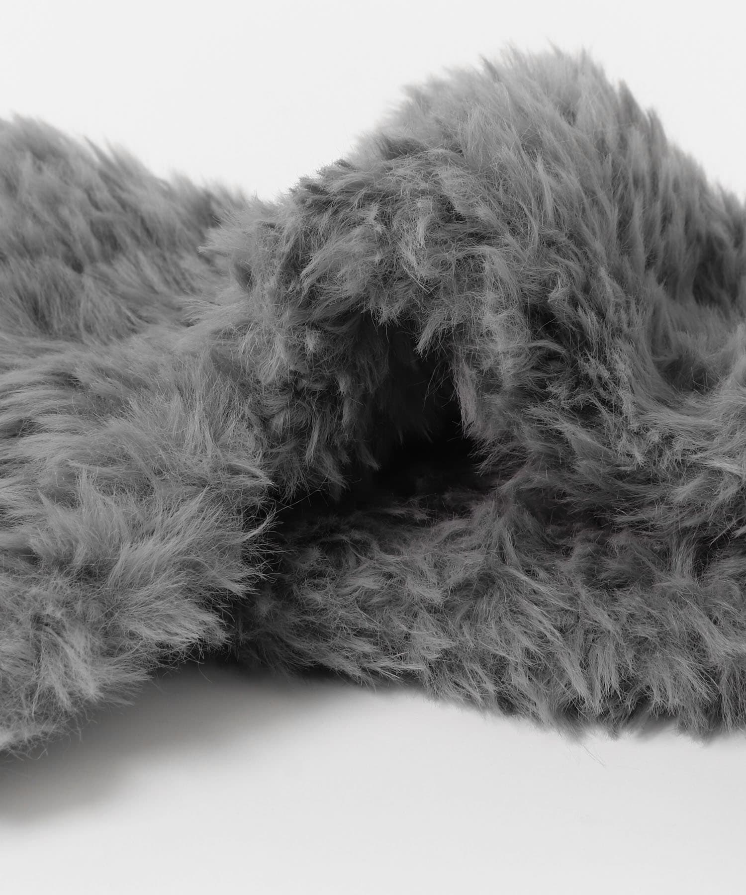 ファーフラップヘアバンド GRY -