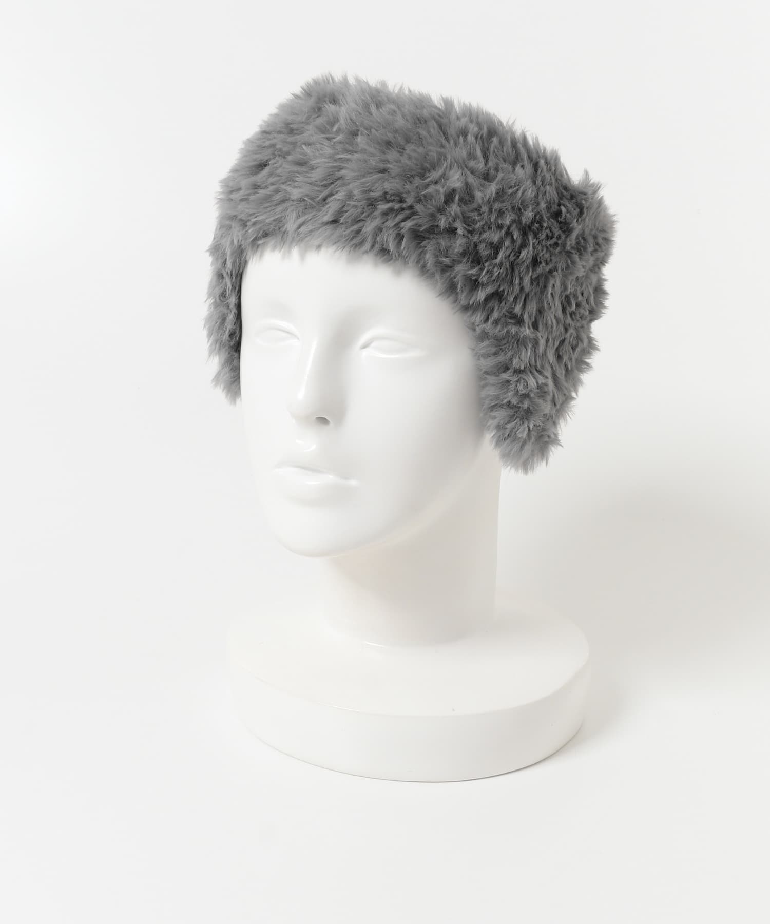 ファーフラップヘアバンド GRY -