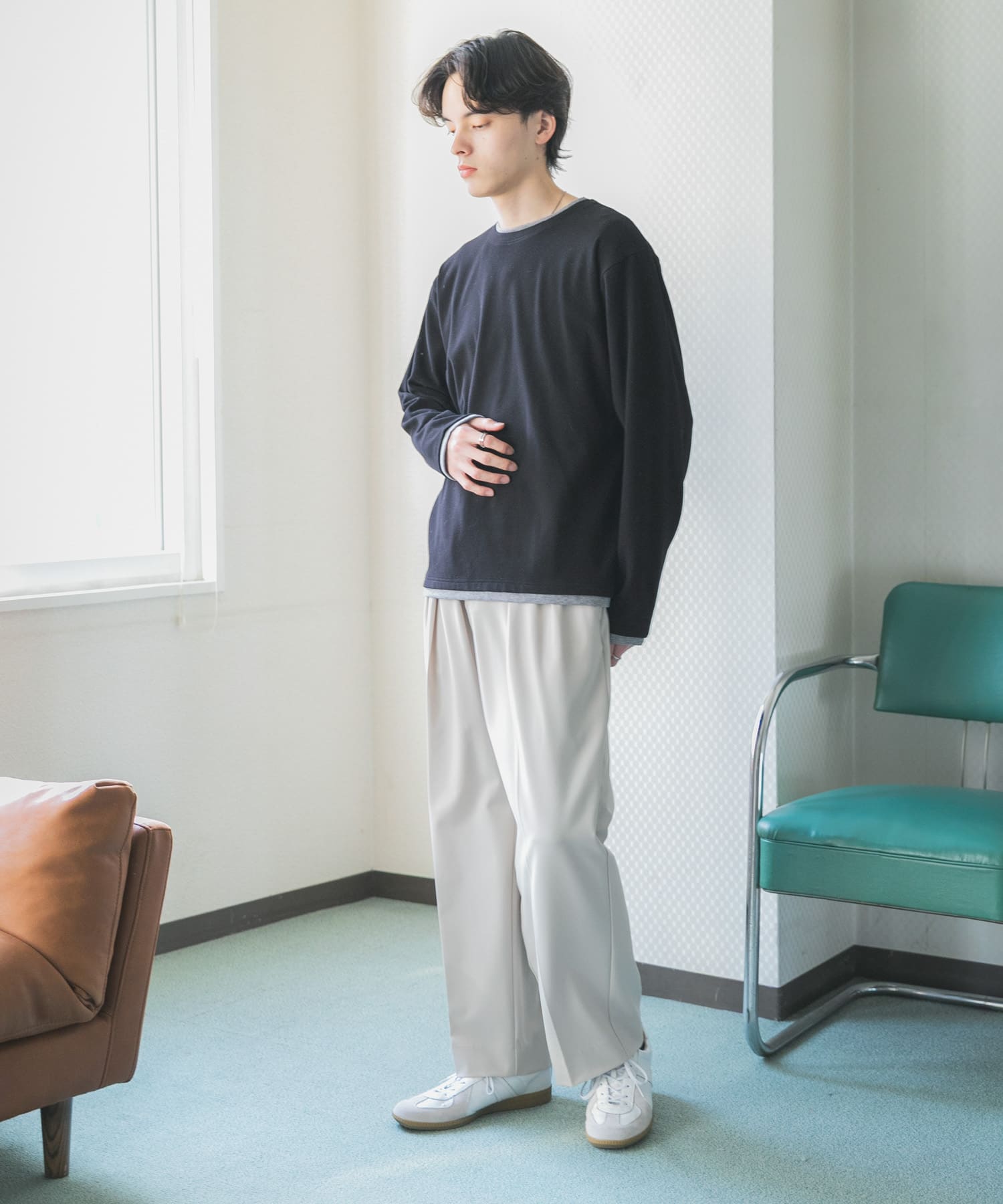 身長：173cm サイズ：L